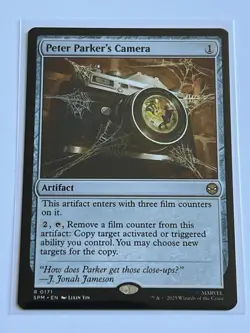 Peter Parkers Camera 171 MTG Marvels Spider-Man 2025 Near Mint Non Foil Rare - Image 2