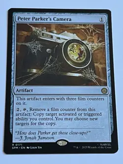 Peter Parkers Camera 171 MTG Marvels Spider-Man 2025 Near Mint Non Foil Rare - Image 4