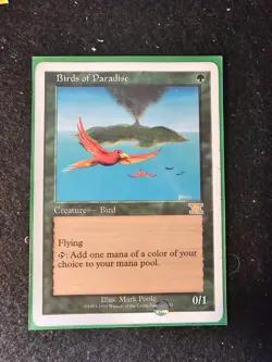 MTG Birds of Paradise Classic MTG Core Set 6th Edition Regular - Image 1