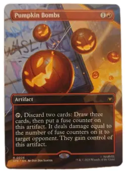 MTG Pumpkin Bombs (Borderless) Marvel's Spider-Man: Eternal-Legal Regular 0026 - Image 1