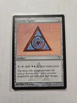 Azorius Signet - Dissension - LP - MTG Magic - Common - Artifact - Image 1