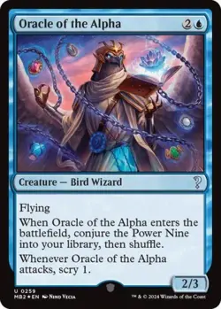 MTG English Oracle of the Alpha NM Foil Mystery Booster 2 - Image 1