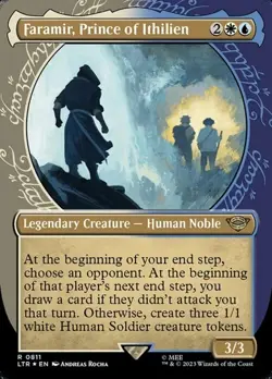 Faramir, Prince of Ithilien - Surge Foil Extended Art Showcase LTR NM MTG - Image 1