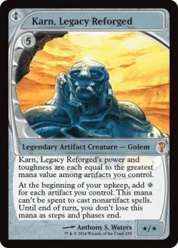 MTG English Karn, Legacy Reforged (Future Sight) NM Foil Mystery Booster 2 - Image 1