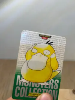 1996 Psyduck 054 * Pocket Monster * Pokemon Bandai Carddass * Vintage * MP - Image 5