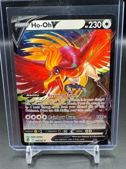 Ho-Oh V - 140/195 Ultra Rare Silver Tempest NM Pokemon TCG - Image 1