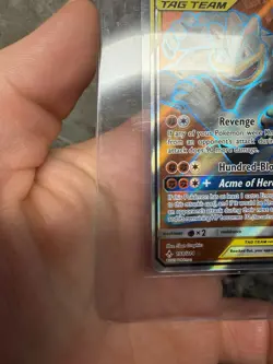 Pokemon TCG Marshadow & Machamp GX (Full Art) 198/214 Unbroken Bonds Holo READ - Image 4