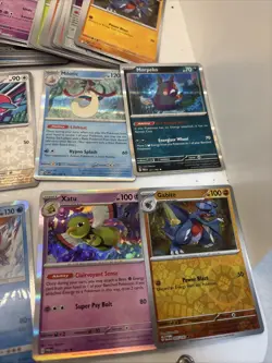 Pokemon Tcg - Paradox Lot 2023 61 Cards 12 Holos Reverse Holos Sleeves - Image 4