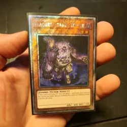 YuGiOh RA03-EN207 Plaguespreader Zombie Platinum Secret Rare 1st Edition - Image 1