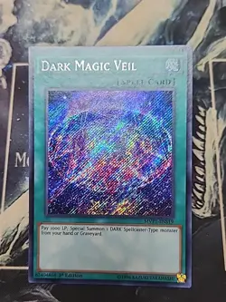 Yugioh Dark Magic Veil Secret Rare MVP1-ENS19 NM - Image 1