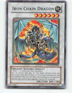Iron Chain Dragon CSOC-EN040 YuGiOh Card - Image 1