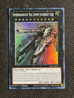 YuGiOh! - Superdreadnought Rail Cannon Juggernaut Liebe RA03-EN041 Super Rare NM - Image 1