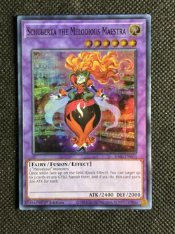 YuGiOh! - Schuberta the Melodious Maestra RA03-EN034 Super Rare 1st Edition NM - Image 1