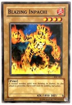 YuGiOh! - Blazing Inpachi - IOC-061 - Unlimited - Common - Image 1