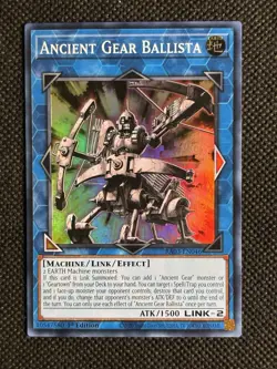 YuGiOh! - Ancient Gear Ballista RA03-EN046 Super Rare 1st Edition Near Mint - Image 1