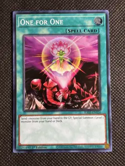 YuGiOh! - One for One RA03-EN056 Alt Art Super Rare 1st Edition Near Mint - Image 1