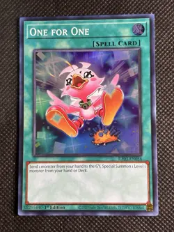 YuGiOh! - One for One RA03-EN056 Super Rare 1st Edition Near Mint - Image 1