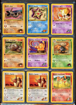 Pokemon Cards - Part Complete Non Holo 1st Edition Gym Heroes & Challenge Cards - Image 1