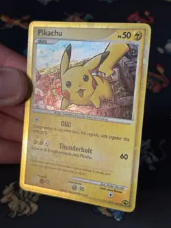 Pokemon Cards Pikachu PW Portuguese 2010 World Collection Promo - (NM-) - Image 3