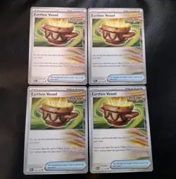 x4 Earthen Vessel 163/182 Paradox Rift Pokemon Card Playset NM - Image 1