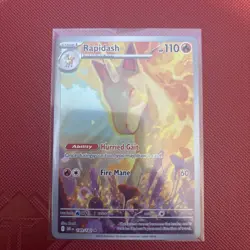 Pokemon TCG Destined Rivals Rapidash Card 189/182 IR - Image 1