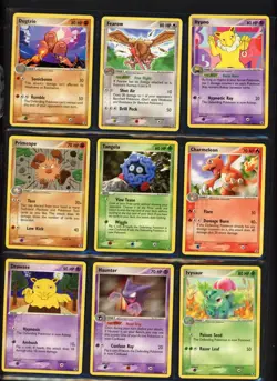 Pokemon Cards - Part Complete Non Holo Fire Red Leaf Green Set - 52 Cards - NM - Image 1