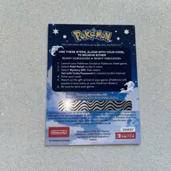 Pokemon Scarlet and Violet Shiny Koraidon OR Miraidon Gamestop Promo Card Code - Image 2