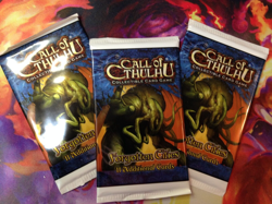 Call of Cthulhu "Forgotten Cities" 11-Card Sealed Booster Pack X3 - Image 1
