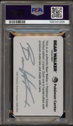 Pokemon Vaporeon P.M. Center X Bear Walker Collection Cards One of 1500 PSA 10 - Image 2