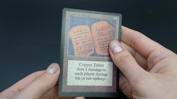 Copper Tablet Beta MTG Card Magic: the Gathering 1993 - Image 2