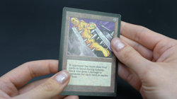 Black Vise Beta MTG Card Magic: the Gathering 1993 - Image 2