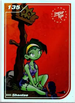 Shantae Limited Run Games Trading Card Silver #135 New No Creases or Tears Mint - Image 1