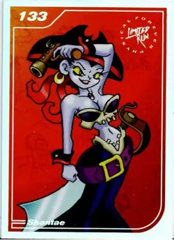 Shantae Limited Run Games Trading Card Silver #133 New No Creases or Tears Mint - Image 1