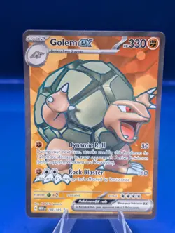 Pokemon TCG Golem EX Scarlet & Violet Holo Ultra Rare Full Art 151 Card 189/165 - Image 1