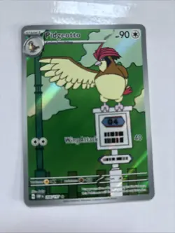 Pidgeotto 208/197 Sv03: Obsidian Flames Holo Card NM Pack Fresh - Image 1