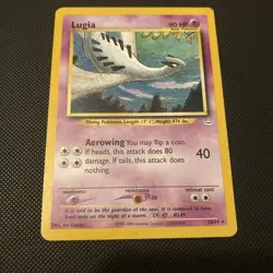 Pokemon Neo Revelation Lugia TCG 20/64 Vintage 2000 Non-Holo Unlimited Card TCG - Image 1