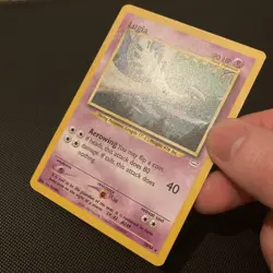 Pokemon Neo Revelation Lugia TCG 20/64 Vintage 2000 Non-Holo Unlimited Card TCG - Image 3