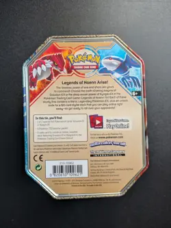 Pokemon XY Primal Clash EMPTY Tins X2! NO CARDS! Kyogre And Groudon! - Image 5