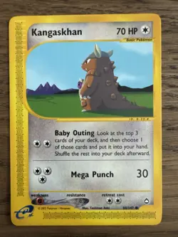 Pokemon TCG Kangaskhan - Aquapolis Card 2002 - 88/147 Regular MINT CONDITION! - Image 1