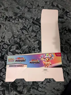 Prismatic Evolutions Booster Bundle Box (EMPTY NO CARDS,SLIGHTLY DAMAGED SEE PIC - Image 5
