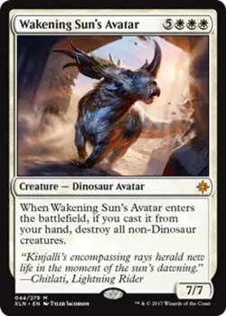 MTG - Wakening Sun's Avatar - Ixalan - NM, English Magic FLAT RATE SHIP - Image 1