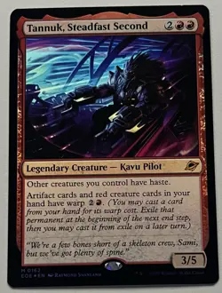 MTG Edge of Eternities Tannuk Legendary Creature MYTHIC FOIL #0162 - Image 1