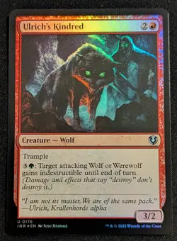 MTG - Ulrich's Kindred FOIL -Innistrad Remastered - Pack Fresh!! - Image 1