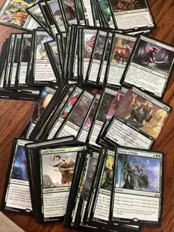 100 GREEN MTG Rares - Magic the Gathering mixed Lot - Image 2