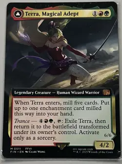 MTG Final Fantasy Terra, Magical Adept Legendary Creature MYTHIC REGULAR #0511 - Image 1