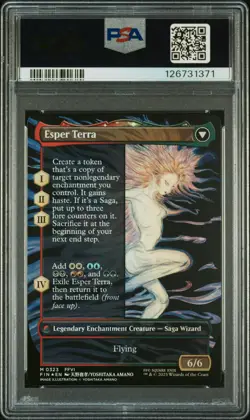 2025 MTG FINAL FANTASY #0323 ESPER TERRA/TERRA, MAGICAL ADEPT PSA 10 - Image 2