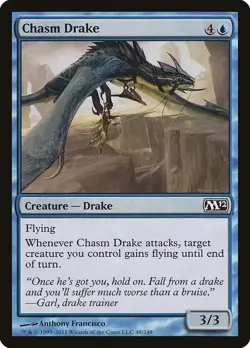 CHASM DRAKE X 4 N/M- MAGIC 2012 MAGIC THE GATHERING - Image 1