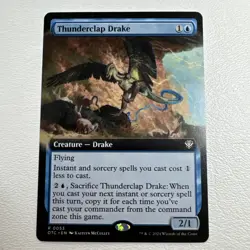 Thunderclap Drake (Extended Art) #53 Rare Regular NM/M Thunder Junction OTC MTG - Image 1