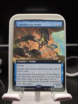 Thunderclap Drake (Extended Art) Commander: Outlaws of Thunder Junction Regular - Image 1