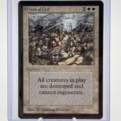 1993 Beta Wrath of God ~ Vintage MTG/Magic the Gathering ~ NM/MINT Condition!!! - Image 1